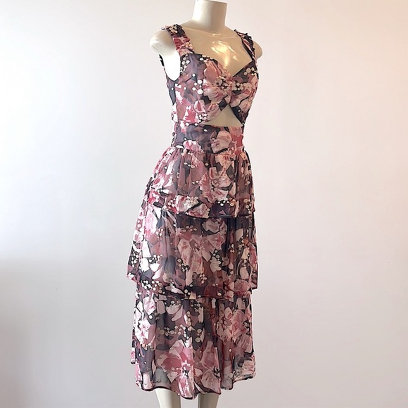 BTFL-Life Madison Dress Brown Small - Picture 3 of 6